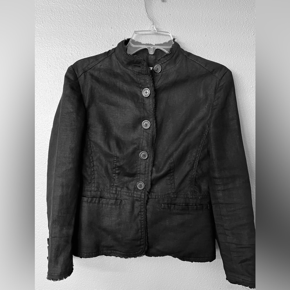 Michael Kors button up black blazer, size 4P